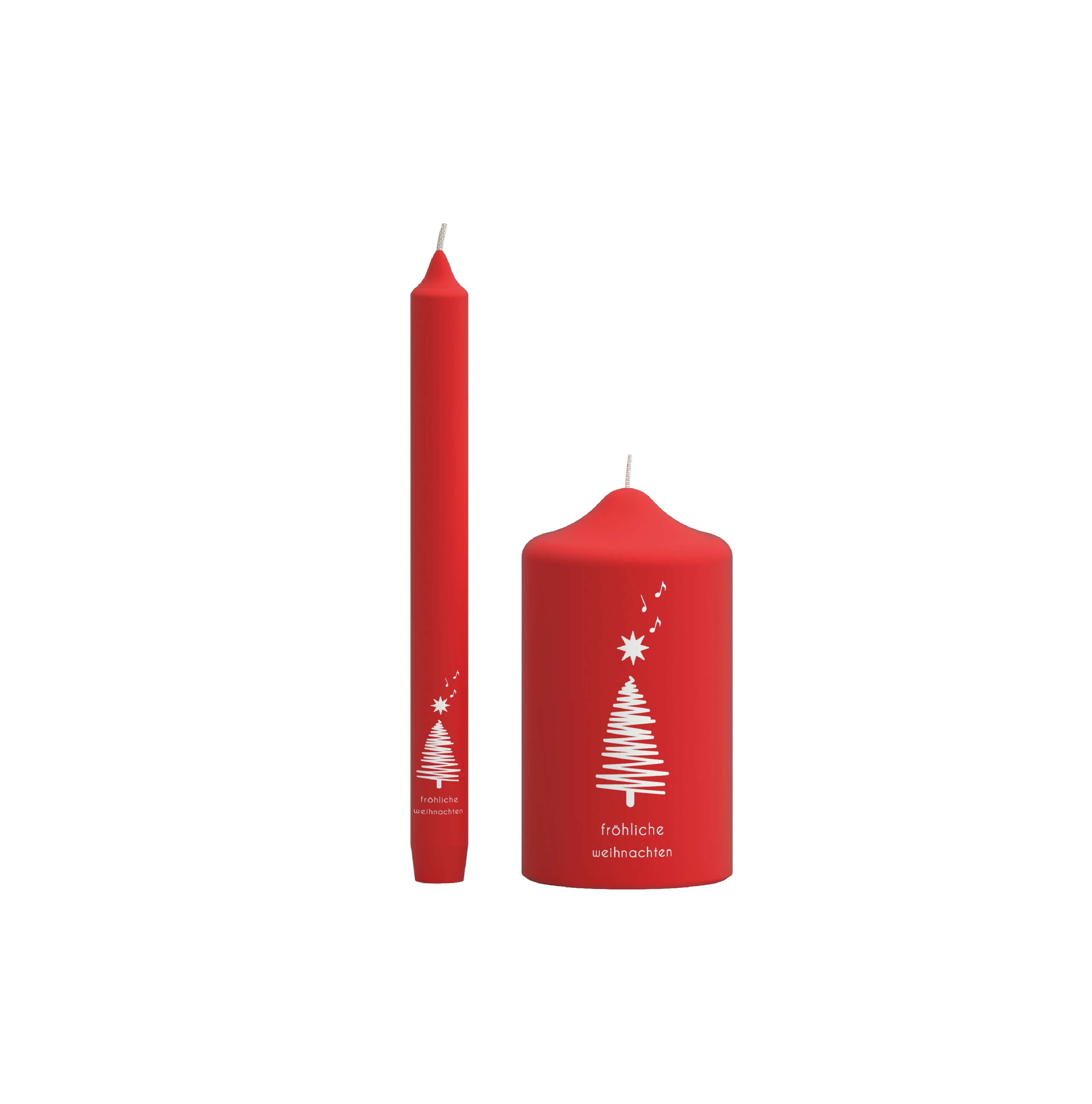 Weihnachtskerze - Winterwald