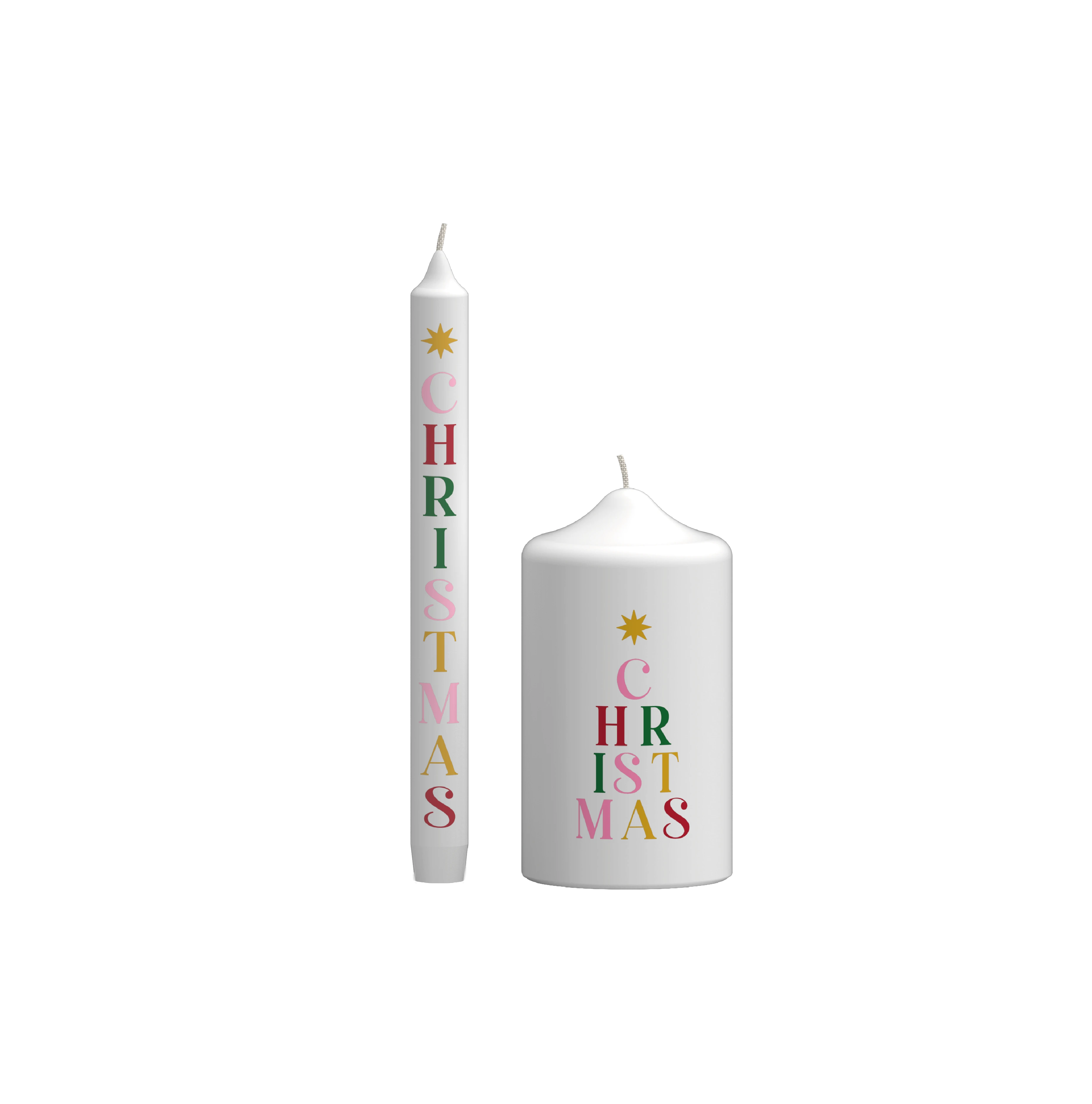Weihnachtskerze - Christmas