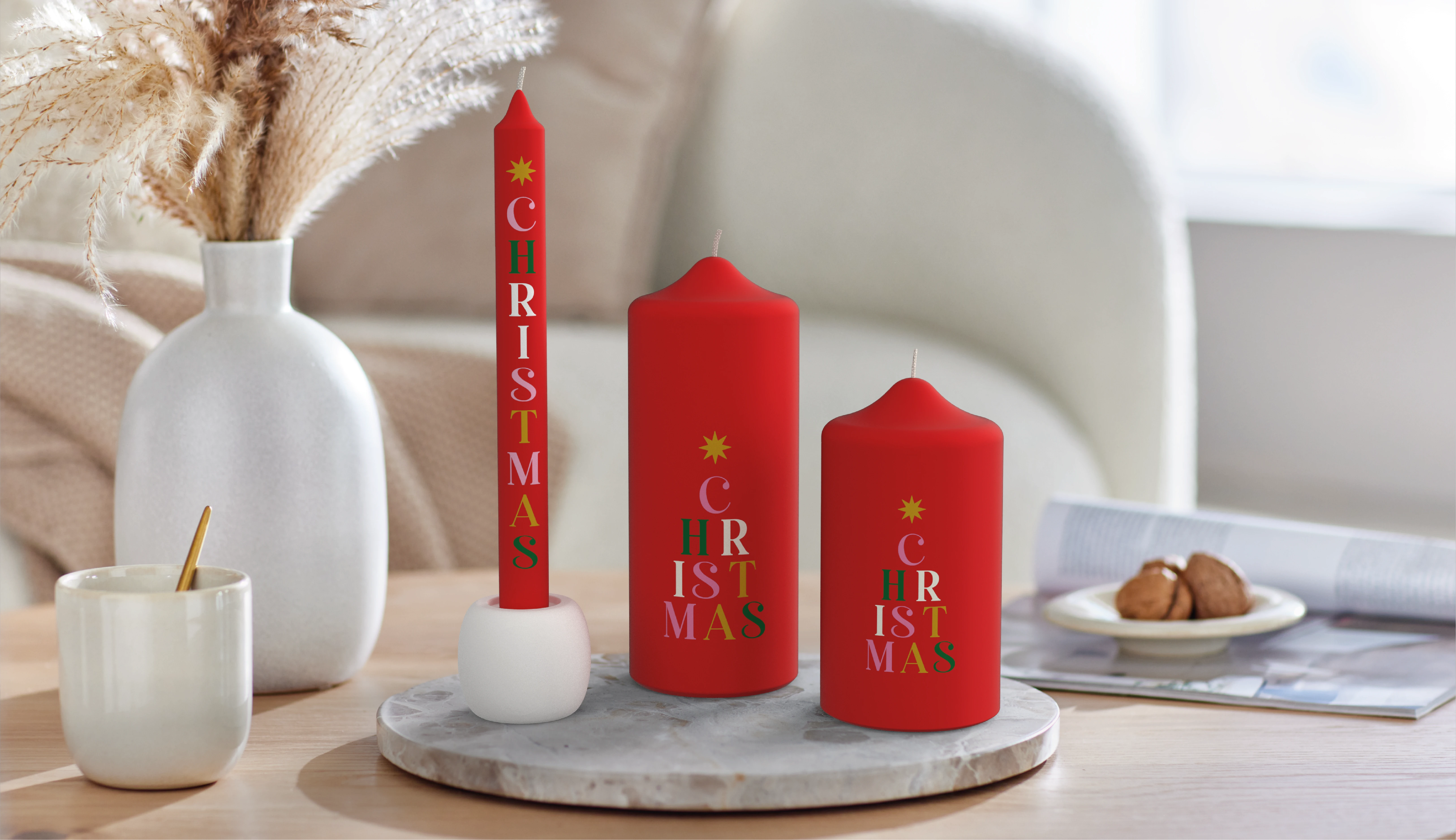 Weihnachtskerze - Christmas Bild 3
