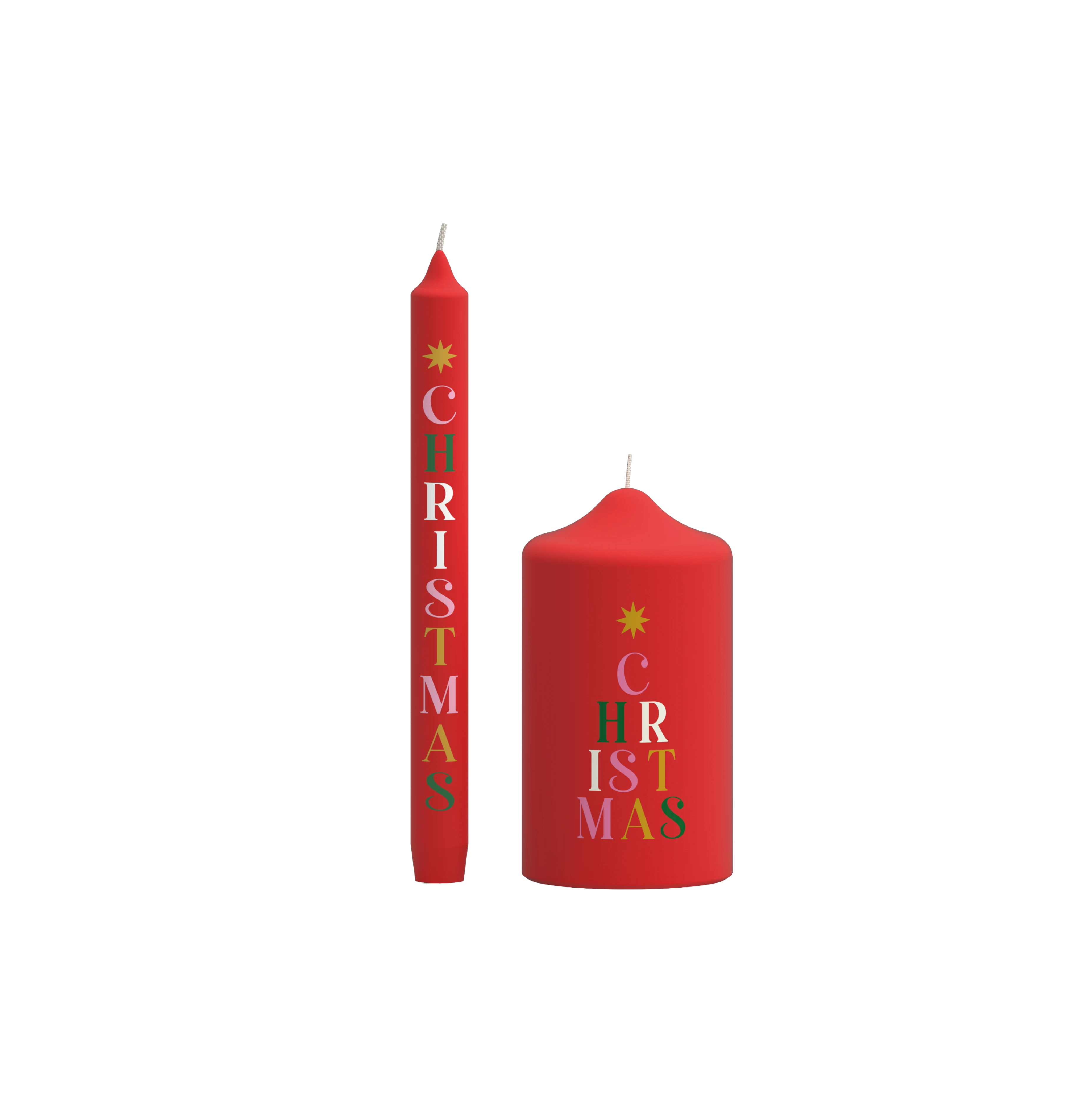 Weihnachtskerze - Christmas