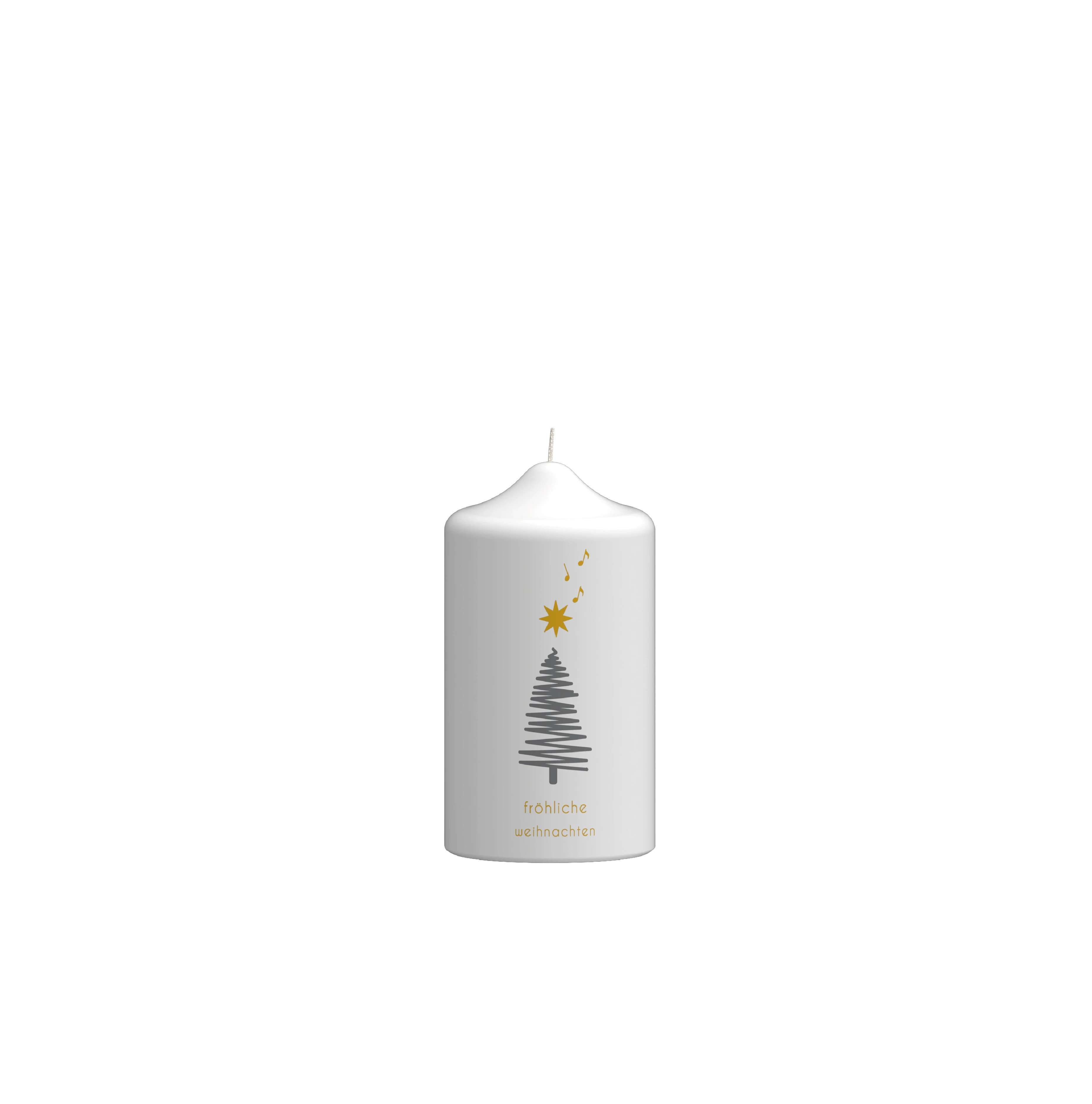 Weihnachtskerze - Winterwald